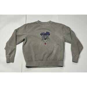 Welcome Spidey Grunge Dyed Bleach Distressed Crewneck Embroidered Size‎ Medium